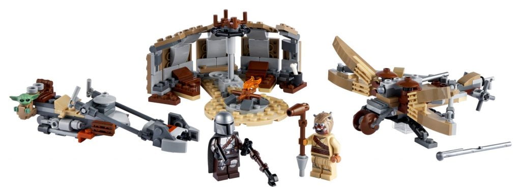 Imagen del LEGO The Mandalorian & Baby Yoda: Trouble on Tatooine (75299)