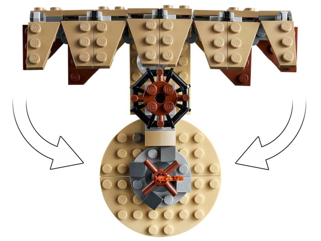 Cabaña Tusken plegable del LEGO The Mandalorian & Baby Yoda: Trouble on Tatooine (75299)