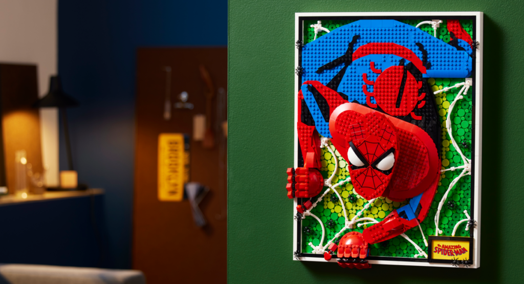 Imagen del LEGO Art Póster El Increíble Spider-Man 31209